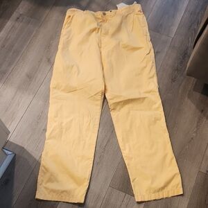 J. Crew Yellow Chinos Versatile Cotton Blend